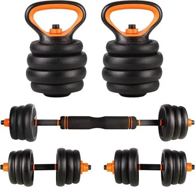 Productafbeelding van Verstelbare Dumbbell Set van 2 - Halters 20 30 40 kg met Staalverbinding