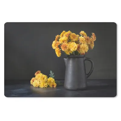 Produktbild von MuchoWow® Mauspad Mousepad Stilleben - Chrysanthemen - Gelb 27x18 cm - Mousepads - Maus Mat - Pad - Mausunterlage - Büroartikel - Desk Matten