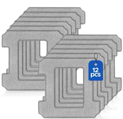Reinigungs-Pads für Ecovacs Winbot W2 PRO / W2 Omni / W1 Pro, 12 St.