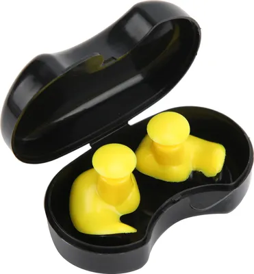 Produktbild von Silikon Ohrstöpsel, wasserdichte Spiral Ohrstopfen gelb, Schwimmen Ohrschutz für Kinder Erwachsene, Anti-Lärm Badezubehör
