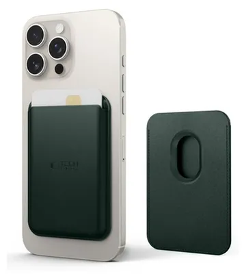 Produktbild von Kartenetui mit MagSafe, Tech-Protect MagWallet, Grün