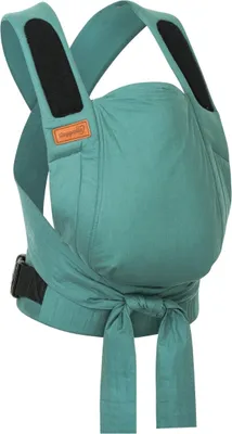 Produktbild von HOPPEDIZ Babytrage Bondolino b.pure Komforttrage ab Geburt (3 - 20 kg) Bauchtrage, Rückentrage & Hüfttrage all green