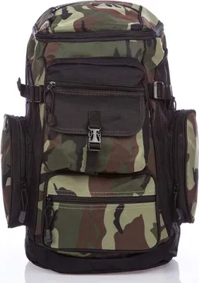 Produktbild von Bag Street Herren Sport Rucksack Wanderrucksack Geräumiger Schwarz Flecktarn