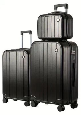 Produktbild von Koffer-Set – Reisekoffer – Trolley – Spinner-Koffer – Hartschalenkoffer – Aus Polycarbonat – 3-teilig, 14/20/28 Zoll