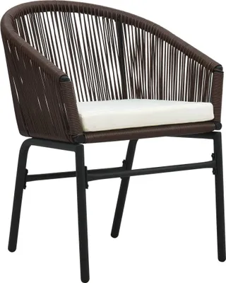 Produktbild von vidaXL 3-tlg. Bistro-Set mit Kissen PE-Rattan Braun