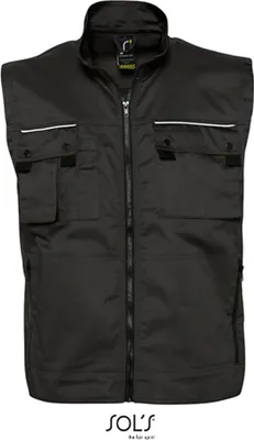 Produktbild von SOLs ProWear 80500 | Herren Bodywarmer Zenith Pro / Waschbar bis 60 °C - Farbe: Black - Größe: 4XL