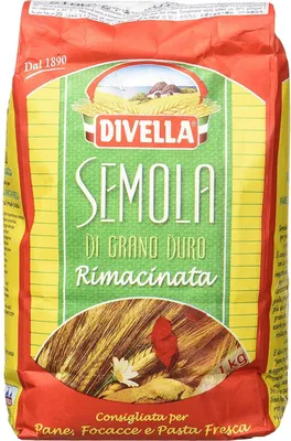 Produktbild von 8x Divella Semola Di Grano Duro Rimacinata Hartweizengries 1kg