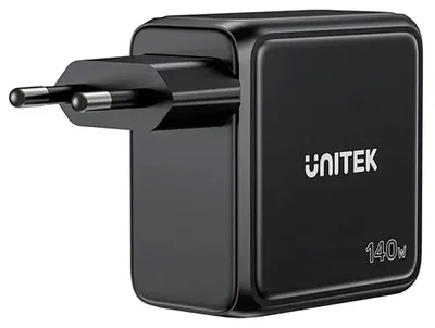 Immagine prodotto di Caricabatterie UNITEK GAN con display, 140W, 3 porte USB-C