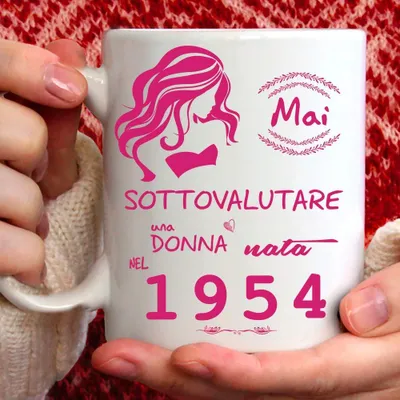 Mok 70. Geburtstag 1954 – lustige Tasse, Keramik, 350 ml