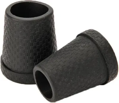 Produktbild von Gummipuffer KARO mit Stahleinlage für Metallstöcke>>>>Farbe: schwarz 18 mm