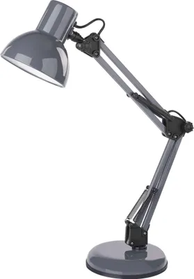 EMOS Stolní lampa LUCAS na žárovku E27, tmavě šedá, Z7609G