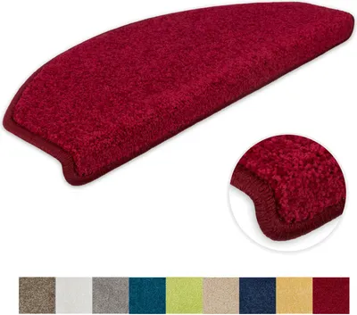 Produktbild von Stufenmatten Pegasus Halbrund Bordeaux 15 Stück