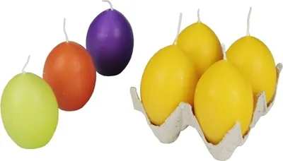 Produktbild von Papstar 13491, Egg, Gemischte Farben, 4 Stück(e)