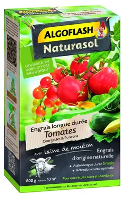 Produktbild von ALGOFLASH NATURASOL 800g Natürlicher Gemüsegartendünger