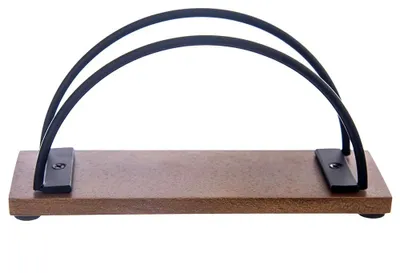 Zdjęcie produktu dla Uchwyt na serwetki - SERIA - Metal - Czarny - 16 x 5 x 8 cm