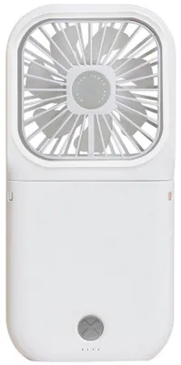 Immagine prodotto di Mini ventilatore USB compatto, bianco, da appendere