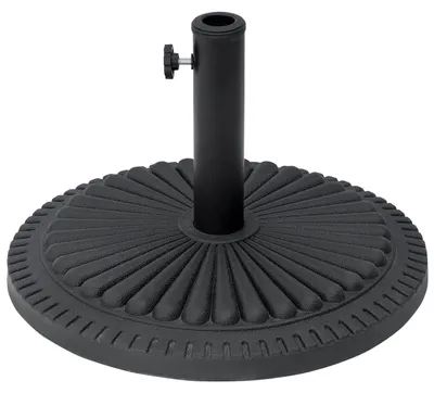 Produktbild von Sonnenschirmständer 14 Kg Schirmständer Für Sonnenschirm Rund Schirmstangen 35-48 Mm Sonnenschirmfuß Für Garten Terrasse Zement Ø49 Cm