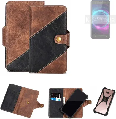 Produktbild von K-S-Trade Handyhülle Schutzhülle Bookstyle Case kompatibel mit BQ Mobile BQ-5046L Choice LTE Klapphülle Cover Hülle Schutztasche 1x