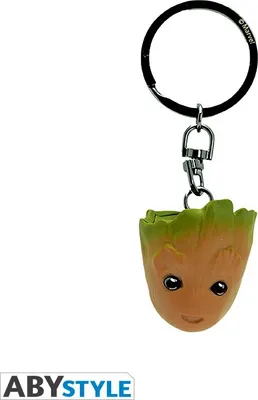 Produktbild von ABYstyle - Marvel - Groot 3D-Schlüsselanhänger