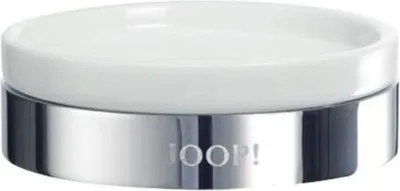 Produktbild von Joop! Seifenschale Chromeline, Silber/Weiß 010010010