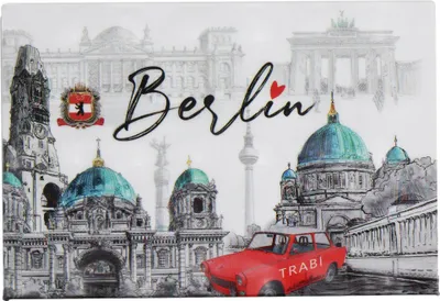 Produktbild von Magnet 8 x 5,5 cm Berlin Sehenswürdigkeiten 08 Kühlschrankmagnet