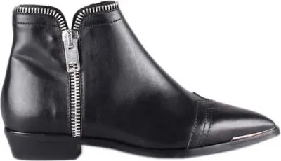 Produktbild von Diesel Damen Stiefeletten "Mannish-D - Ennila Zip" Schwarz #671