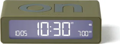 Immagine prodotto di Lexon LR158K9 Sveglia digitale Flip Mini Khaki Verde