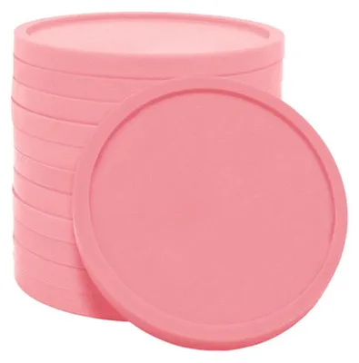 Image de Jetons CombiCraft /jetons de consigne rose bébé - Ø29 mm - 100 pièces