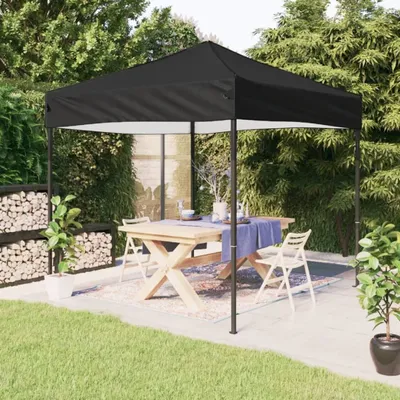 Produktbild von "2026 Promotion" Partyzelt Faltbar Schwarz 2x2 m - Pavillons & Partyzelte CC32647
