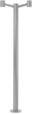 Obrázok produktu pre Moderná stojaca lampa Clio Aluminium Grey 2 svetlá E27