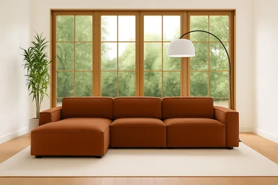 Produktbild von Kaiser Möbel Ecksofa Cursal L-Form, Stoff Salvador, Braun, Links