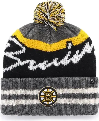 Zdjęcie produktu dla 47 Czapka NHL Boston Bruins Hyperbolic Czarna, szara  Męska Czarna, szara Jeden rozmiar