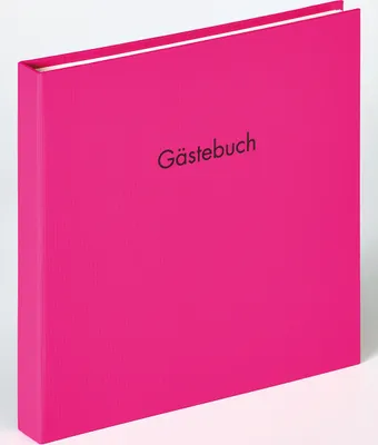 Produktbild von Walther, GB-206-Q,Gästebuch Fun, 26x25 cm, pink