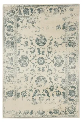 Zdjęcie produktu dla benuta Dywan vintage do salonu Suki kremowo-miętowy 240 x 340 cm Dywan do salonu Sypialnia miękki orientalny Prostokątny