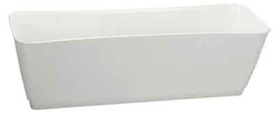 Image de Pot de fleurs avec insert RATOLLA P 6 L, blanc, avec soucoupe