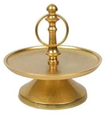 Productafbeelding van Mars & More keuken etagère, goud, rond, 1 niveau, 20 cm