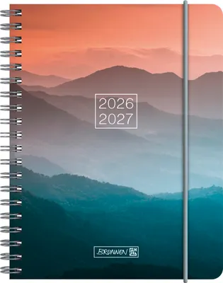 Obrázek produktu pro Školní diář 2026/2027 „Misty Sunset“ | A6, plast