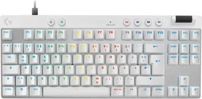 Produktbild von Logitech G PRO X RAPID - Tastatur - TKL - Hintergrundbeleuchtung - USB - QWERTZ - Deutsch - Tastenschalter: Linear - we