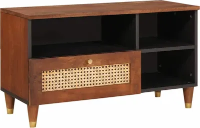 Immagine prodotto di Mobile TV Marrone 80 x 33,5 x 46 cm Legno di mango massello