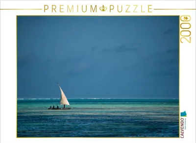 Produktbild von CALVENDO Puzzle Fischerboot 2000 Teile Puzzle quer | 2000 Teile Lege-Größe 90x67cm Foto-Puzzle für glückliche Stunden