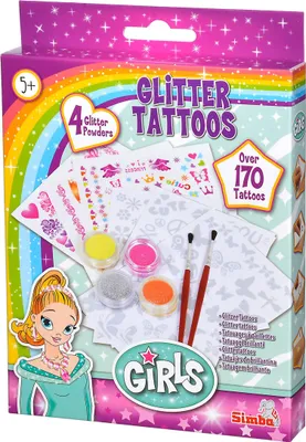 Produktbild von Girls Glitter Tattoos