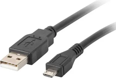 Zdjęcie produktu dla Lanberg Usb Micro(M)->Usb-A(M) 2.0 Kabel 1.8M Schwarz