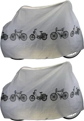Image de housse 3D pour vélo & moto - étanche, anti-poussière & protection UV, 2 pièces