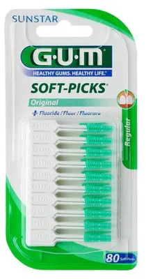 Image de GUM SOFT-PICKS regular 80 pièces