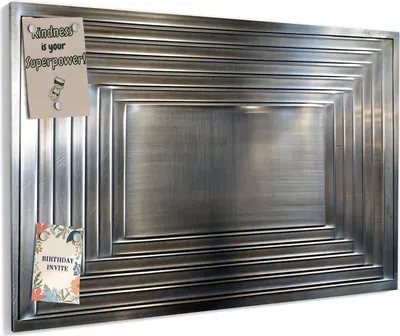 Produktbild von Magnettafel 60x40cm magnetisch & beschreibbar Metall-Board - Metallrahmen