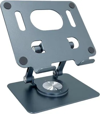 Immagine prodotto di Supporto per tablet - Ergonomico - Rotazione a 360 gradi - Fino a 16 pollici - Grigio
