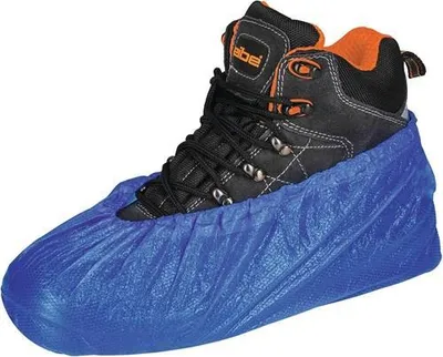 Productafbeelding van Bergschoen. Lengte: ongeveer 40 cm. Hoogte: ongeveer 43 cm. Kleur: blauw. PSA-categorie: I