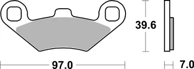 Produktbild von Scooterbelag SBS 219MS (Satz pro Scheibe) Maxi Sinter