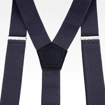 Produktbild von Hosenträger für Herren und Damen: 4 cm breit, verstellbar und elastisch, mit starken Metallclips, Einheitsgröße