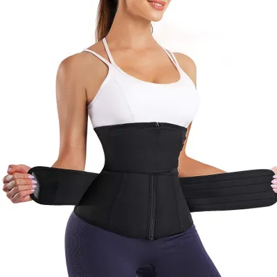 Produktbild von Damen Slimming Taillentrainer in Schwarz, 3XL